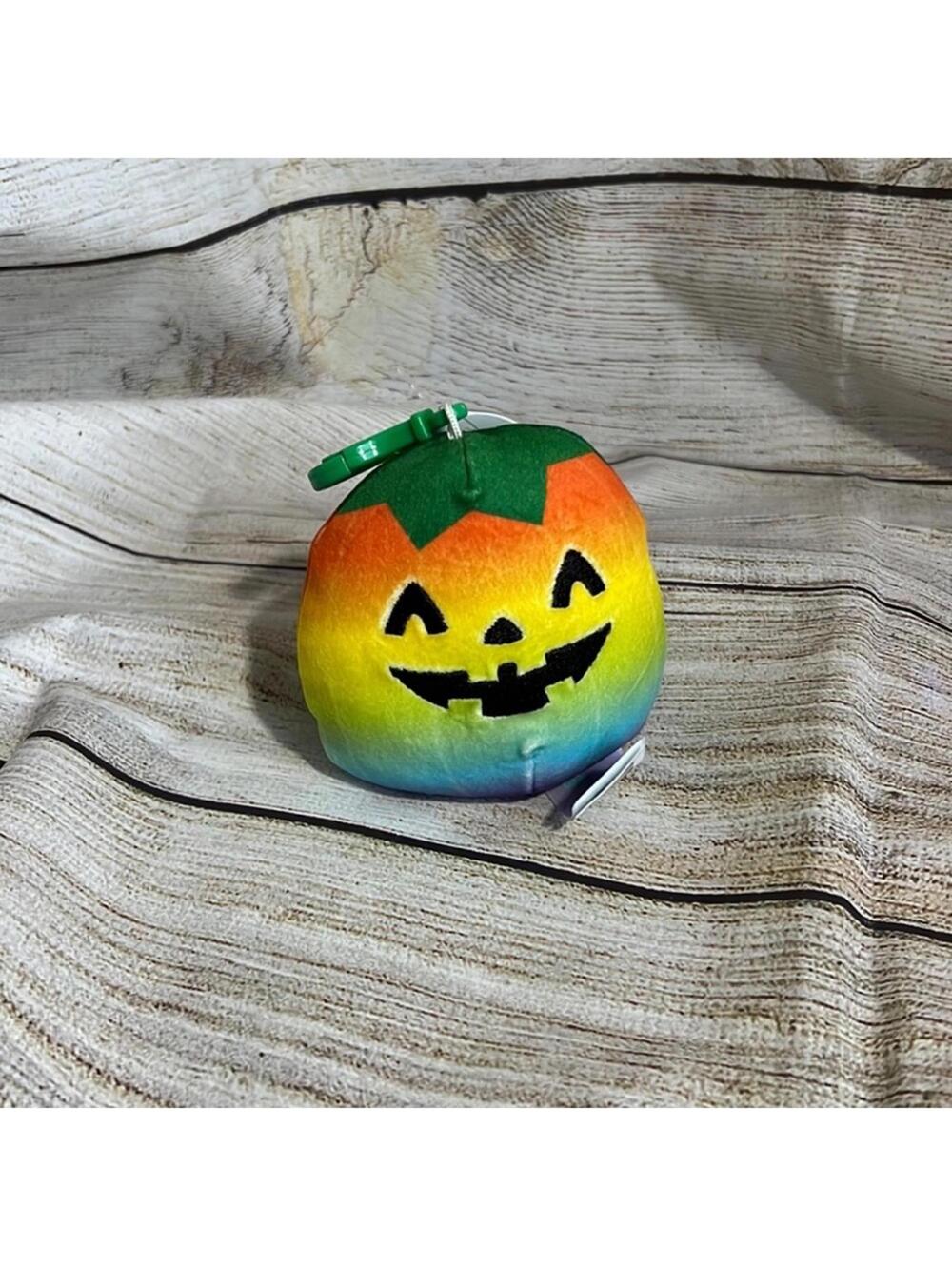 CLIP Staley the pumpkin Squishmallow Keychain